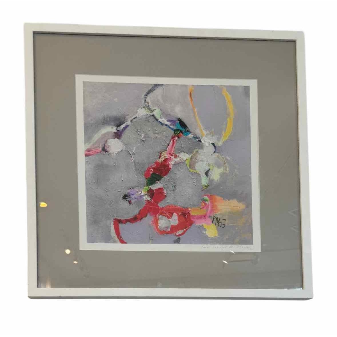 Radiant, White Wood Frame