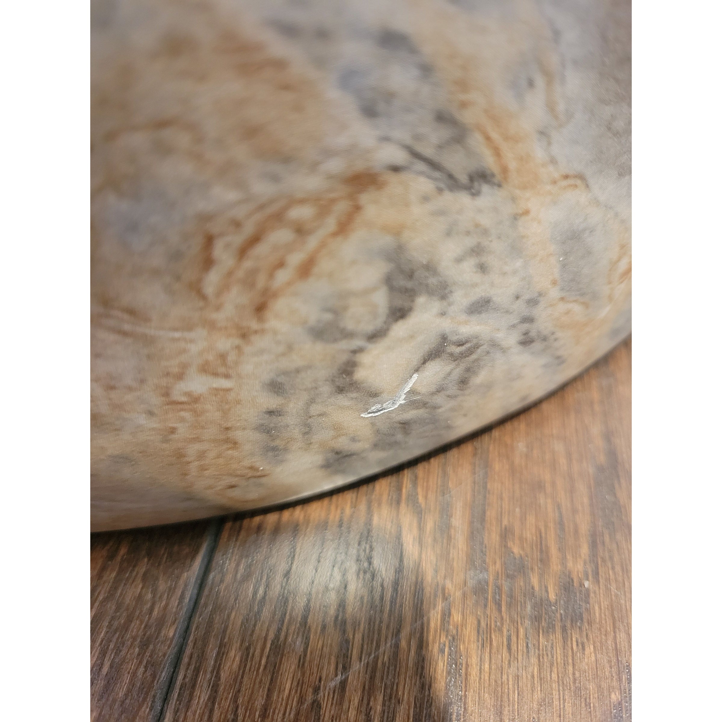 'Serafina' Sahara Faux Marble Side Table by Arteriors