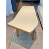 'Edward Wormley' White Lacquer & Mahogany Coffee Table by Dunbar