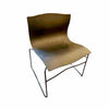 Knoll Blk Plastic Chairs (AS-IS Scratched)