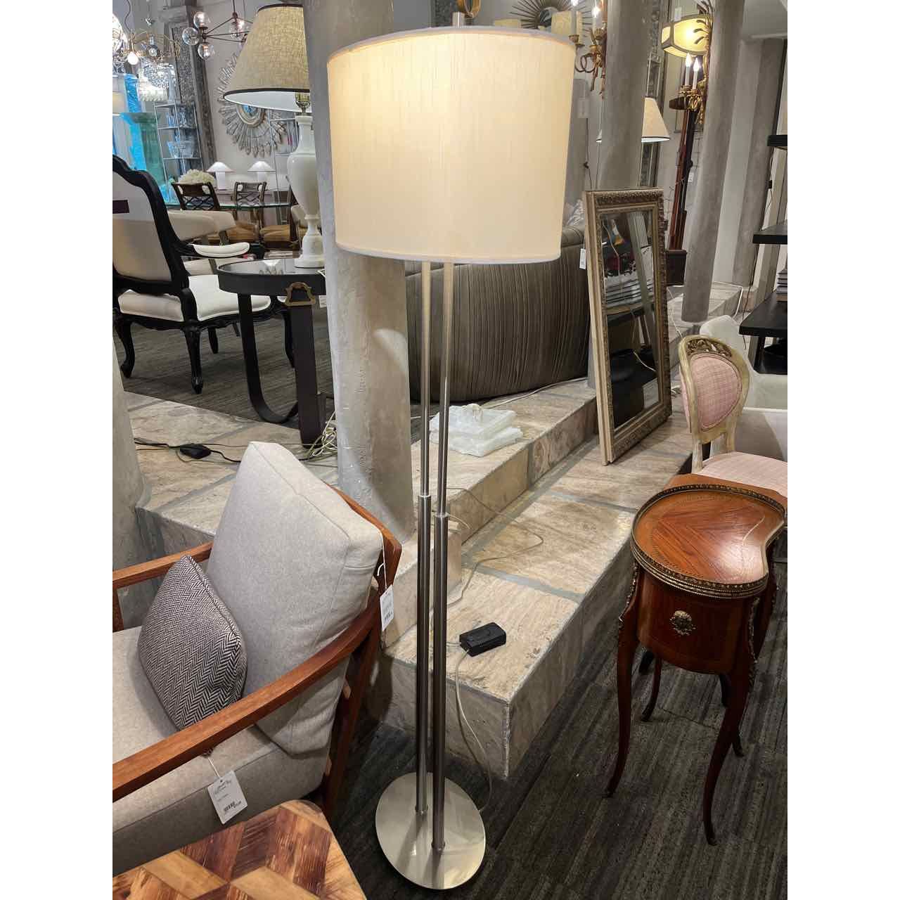 Mid-century style Chrome Floor Lamp