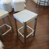 Single Brushed Aluminum Counter Stool by Emeco