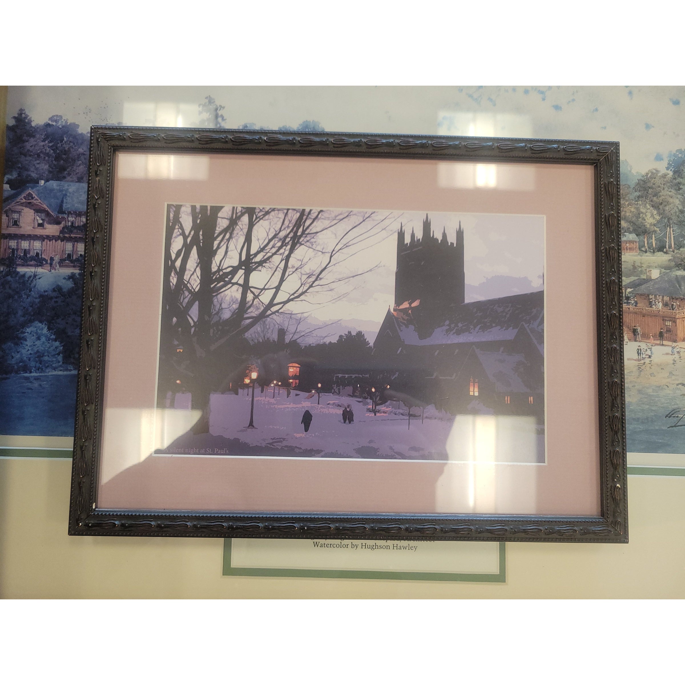 'A Silent Night at St. Paul's' Print in Frame