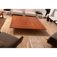 Square Teak Danish Modern Coffee Table