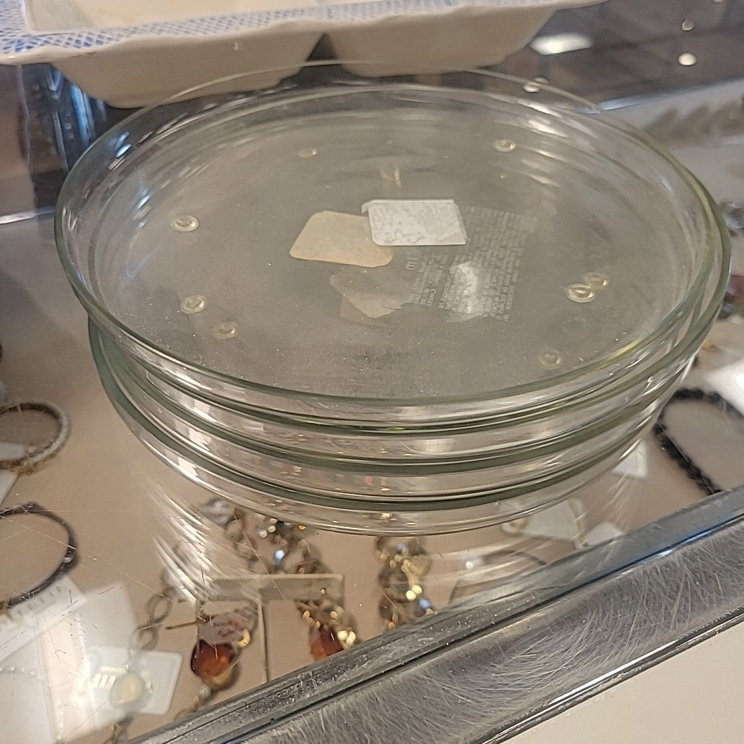 Glass Candle Holder Plate - colletteconsignment.com