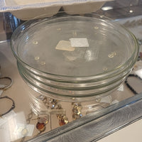 Glass Candle Holder Plate - colletteconsignment.com