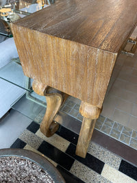 Ambella Home Console Table w/ Mirrored Drawers