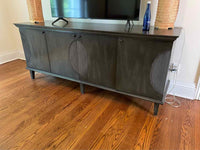 Gray Fluted Dumont Credenza by Noir