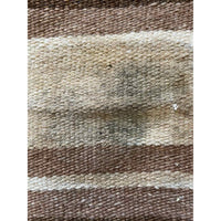 5' x 8' Brown & Beige Striped Rug (AS IS) #38