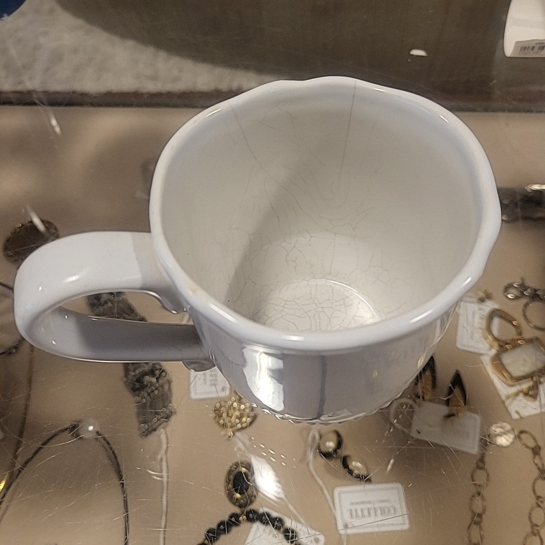 White Ceramic PB Mug