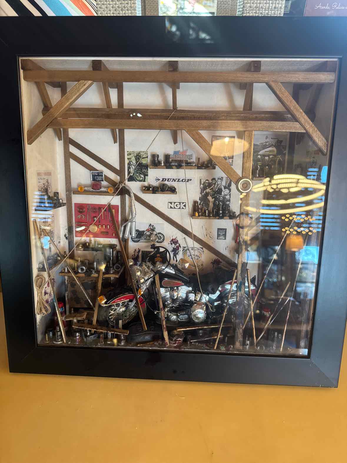 Custom Made Harley Art Piece