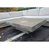 Rectangular Cement Pedestal Coffee Table - AS IS