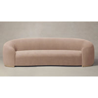 Chelsea 110" Sofa in Dusty Rose Performance Velvet