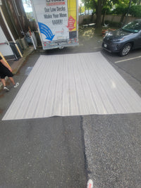 14' x 17' Gray Striated Rug by Stark (AS IS)