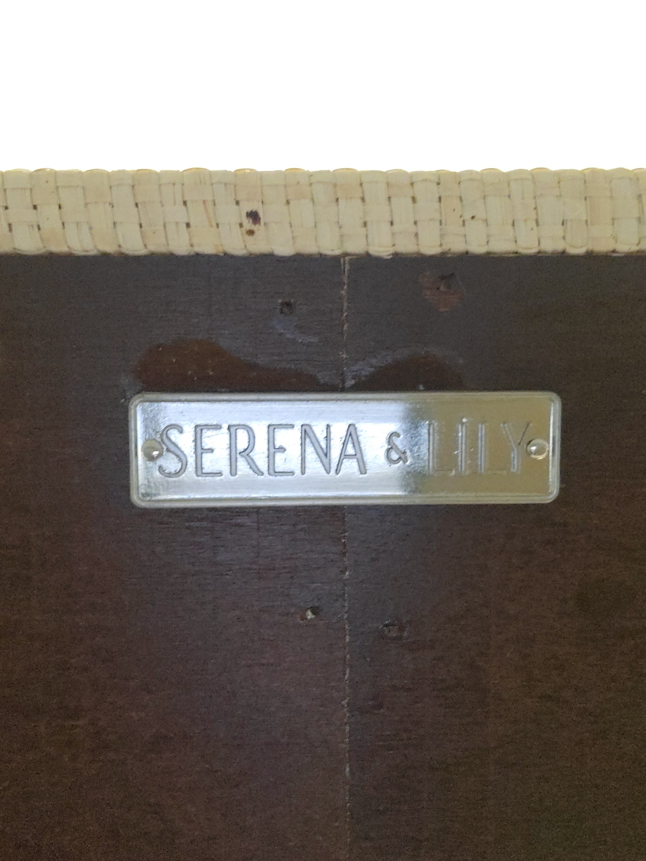 Grasscloth Console Table by Serena & Lily