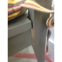 SET of 8 Gray Wood Village Grigio Dining Chairs (AS IS) - colletteconsignment.com