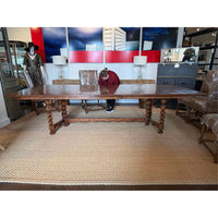 Custom Spanish Dining Table by Dennis & Leen for Holly Hunt 132"L x 50"W x 30"H