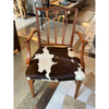 PAIR of Antique Mahogany Cowhide Chairs