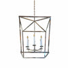 Darlana Lantern in Polished Nickel by Visual Comfort