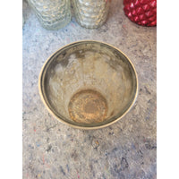 Pair of Metal-Rim Candle Holders