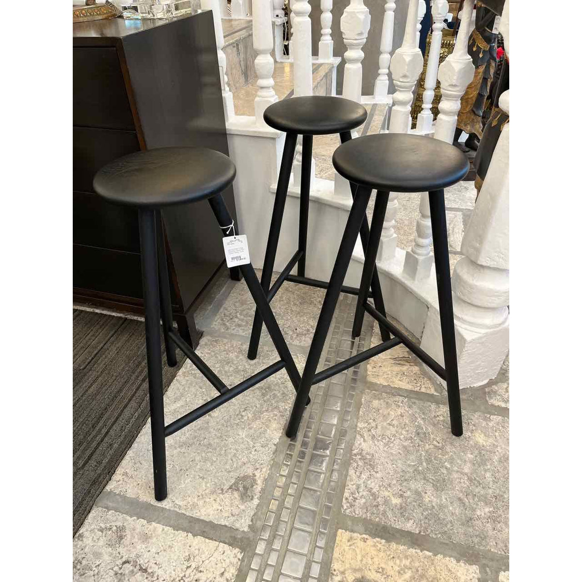 SET of 3 Nikari Linea Perch Bar Stools from Danish Design Store