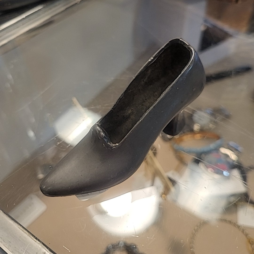 Vintage Iron Heeled Shoe - colletteconsignment.com