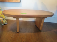 3-ft Oval Wood Side Table (AS IS)