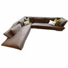 Gray Slipcover L Sectional by HomeNature