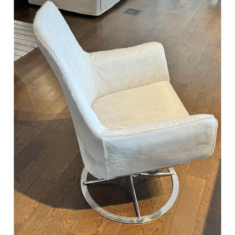 Mid Century Pony Swivel Chair, By Bruno Mathsson