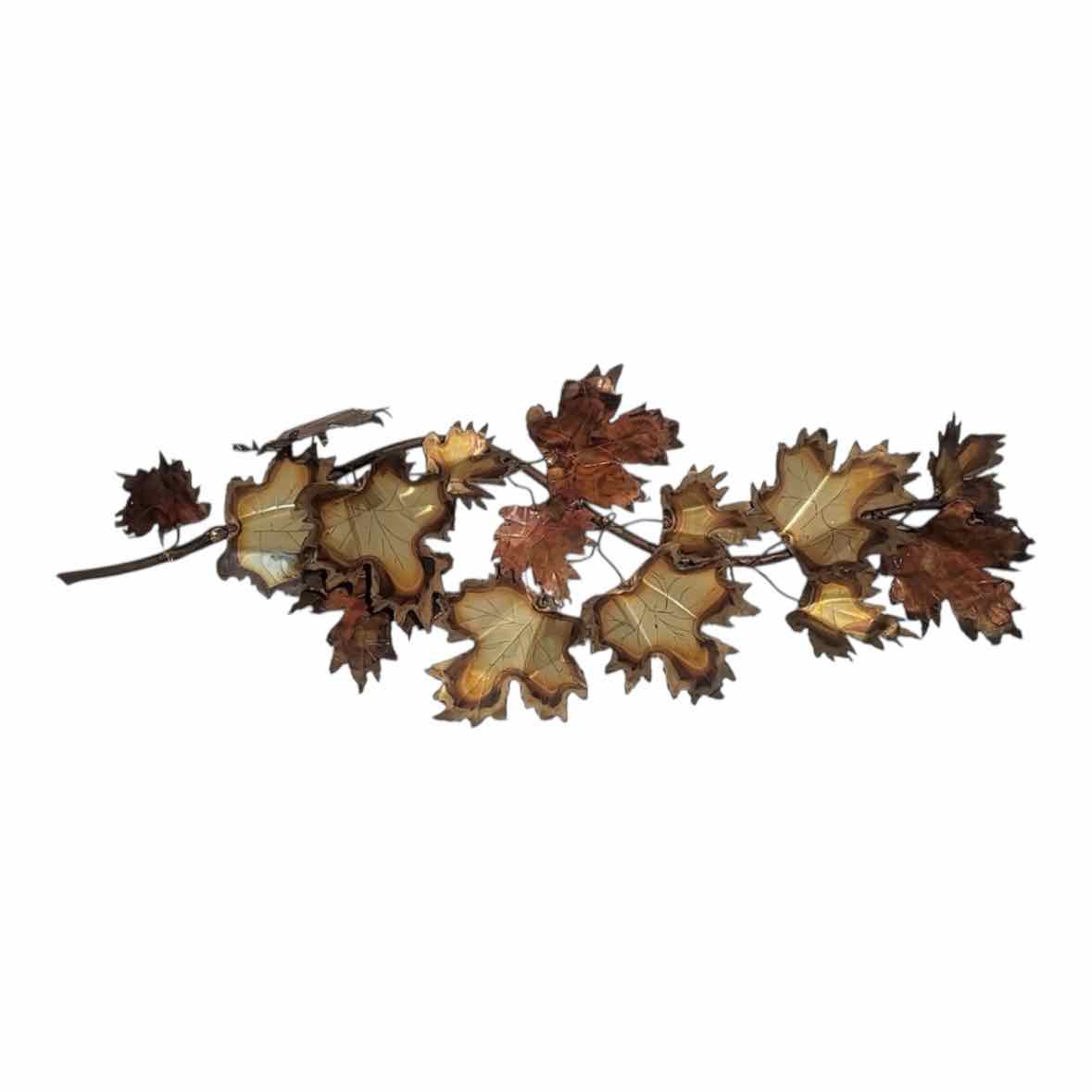 Vintage MCM Maple Leaf Wall Sculpture
