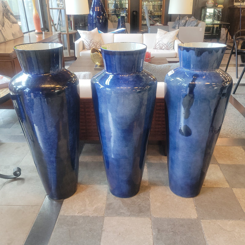 Large Blue Porcelain Vase by Jared Fitzgerald