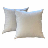 Pair of Grey Linen Pillows