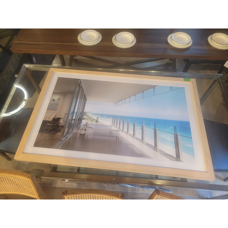 Florida Seascape Photograph in Wood Frame