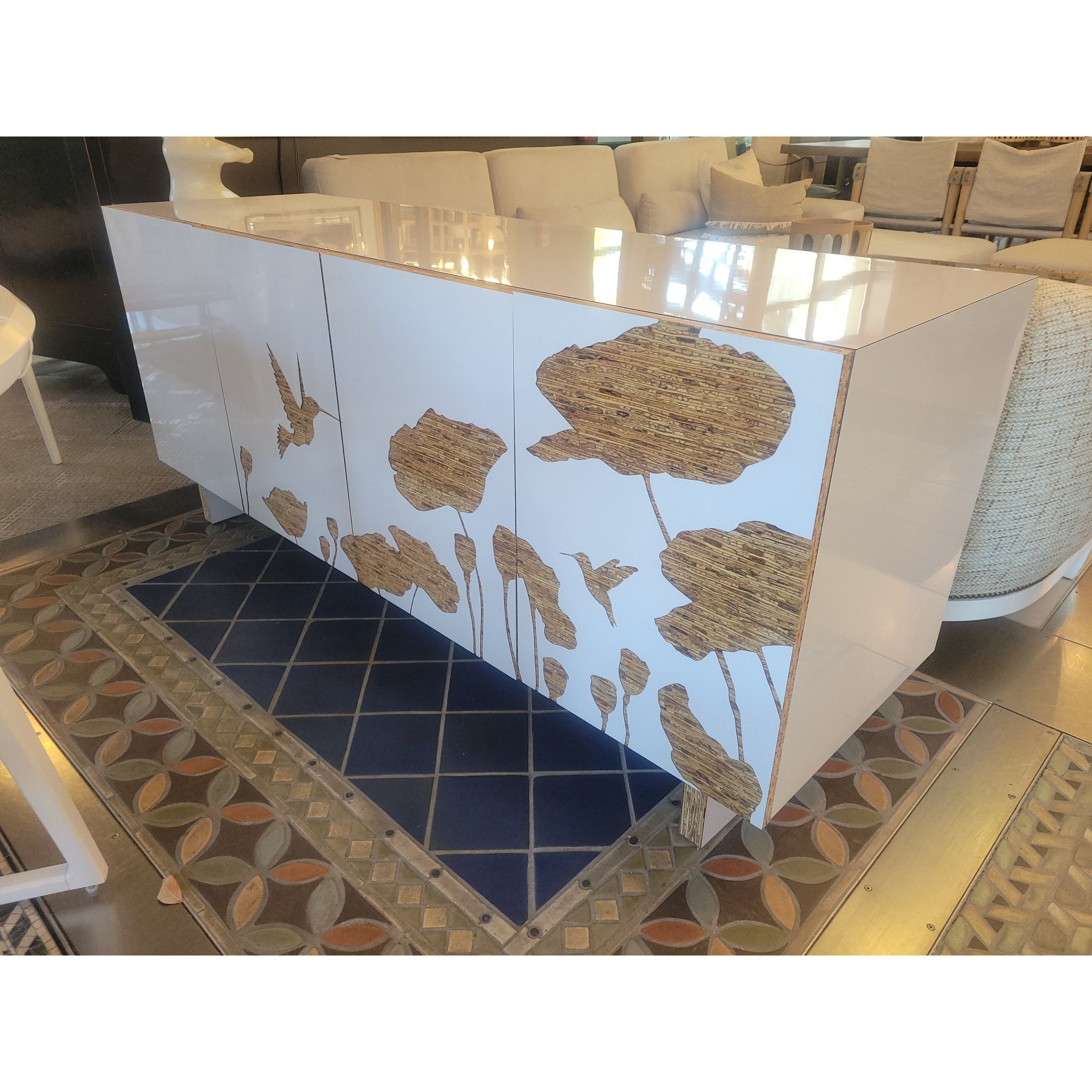 Kirei Board & Laminate Hummingbird Credenza by Iannone Design - colletteconsignment.com