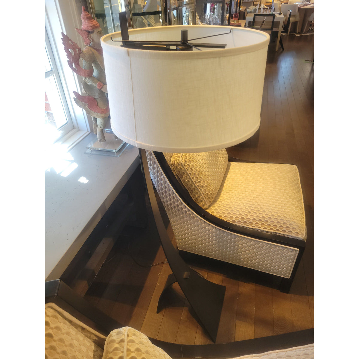 Stasis Oil Rubbed Bronze Floor Lamp w/ Shade by Hubbardton Forge - colletteconsignment.com