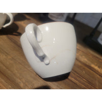 41-Pc 19th C. British Bat-Printed Porcelain Dish Set by Spode w/ Display Stands