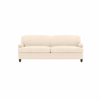 Sofa in Italian Boucle  - White 75"WX38"Dx34"H AS IS