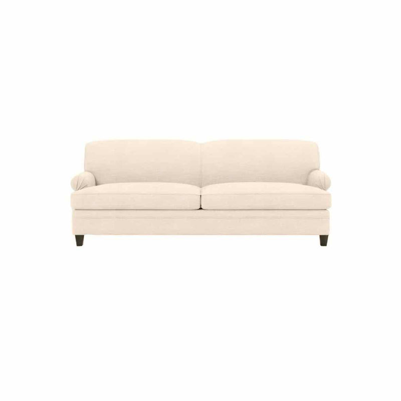 Sofa in Italian Boucle  - White 75"WX38"Dx34"H AS IS