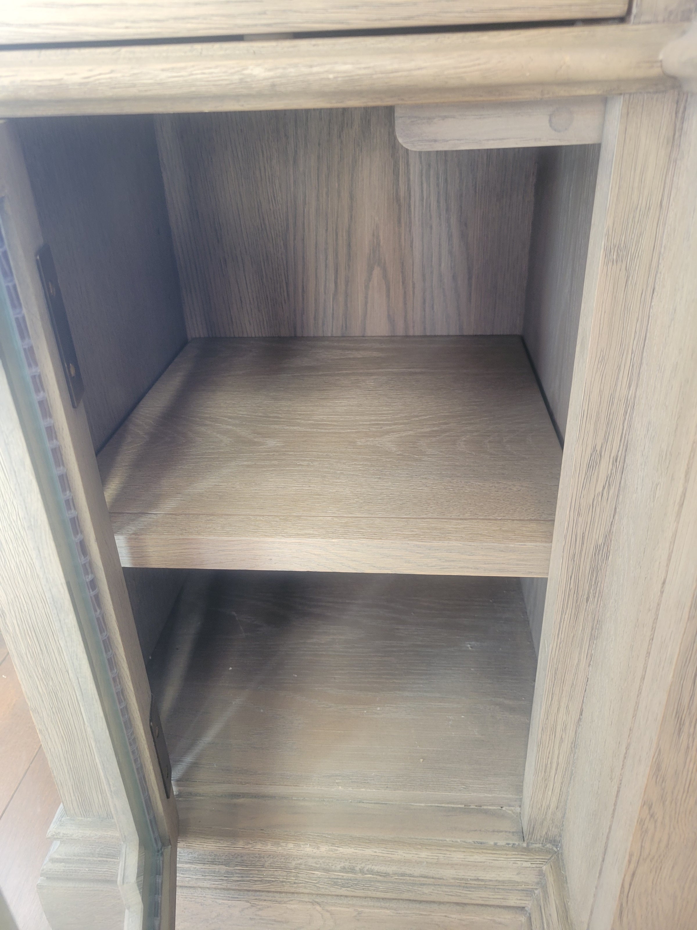 St. James Gray Oak 5-ft Media Console by RH (AS IS)