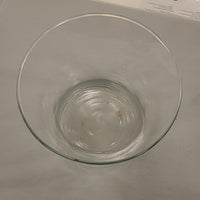 Curved Glass Candle Holder