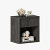 PAIR of Dark Gray Alder Night Stands w/ Large Drawers