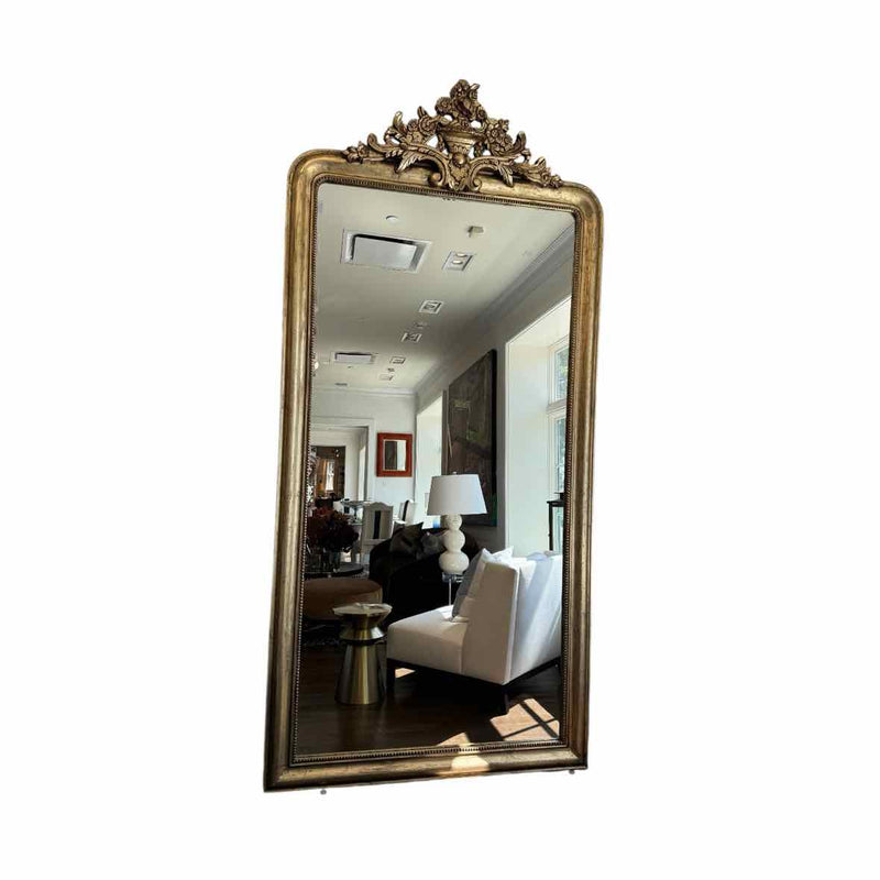 RH Louis Philippe Gold Gilt Floor Mirror