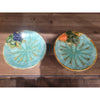 PAIR of Majolica Style Ceramic Fruit Plates by St. Peter Graz Austria
