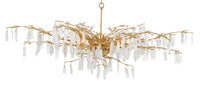 Currey & Company "Forest Dawn" Gold Chandelier