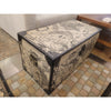 SET of 3 Decorative World Map Themed Nesting Storage Trunks