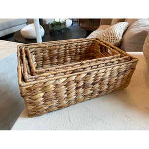 SET of 3 Seagrass Trays