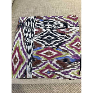 Multicolor Ikat Pillow Case 31"W x 33"L