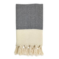 Herringbone Turkish Hand Towel - colletteconsignment.com