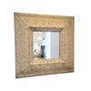 Large Tin Frame Mirror w/ Beveled Glass