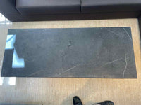 5' Rectangular Black Marquina Marble Plinth Coffee Table by RH